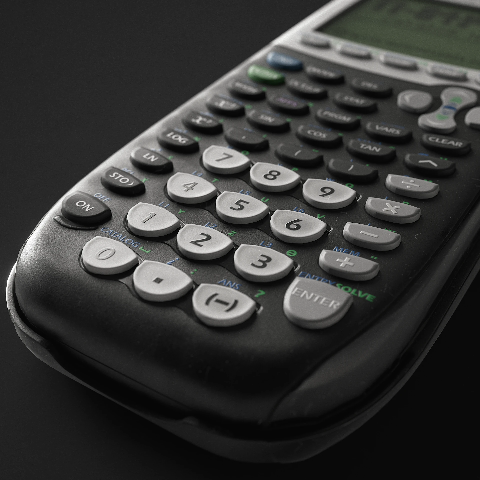 TI-84 calculator front view