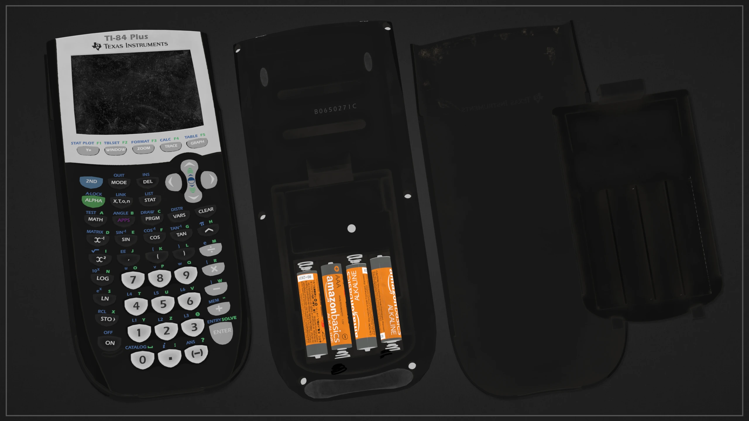 TI-84 calculator basecolor view